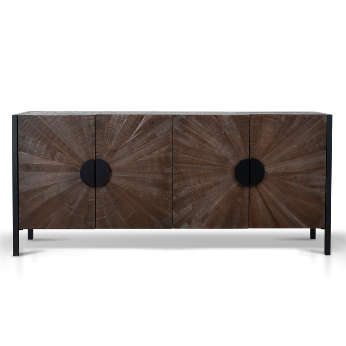 Adaline 1.8m Wooden Buffet Unit - Walnut