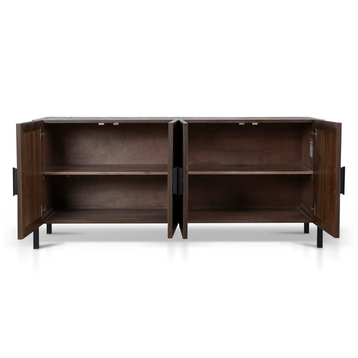 Adaline 1.8m Wooden Buffet Unit - Walnut