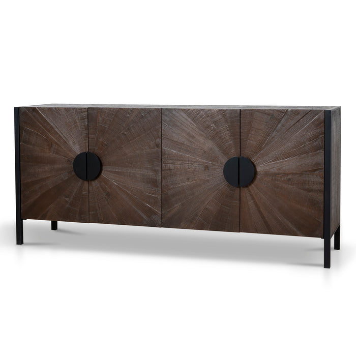 Adaline 1.8m Wooden Buffet Unit - Walnut