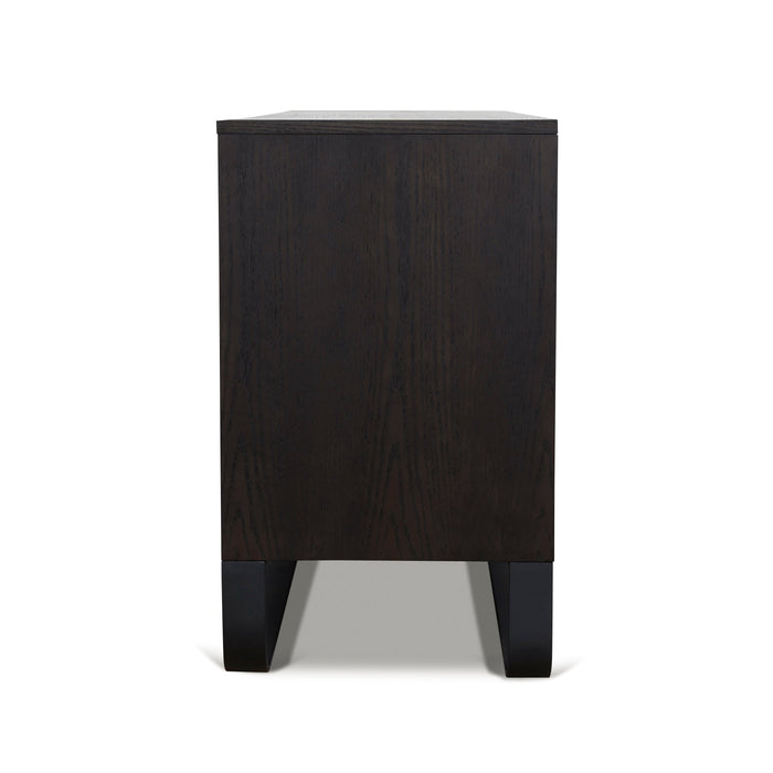 Strado 1.6m Dresser Unit - Dark Walnut