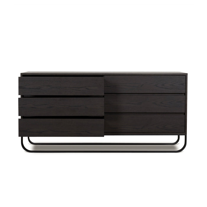 Strado 1.6m Dresser Unit - Dark Walnut