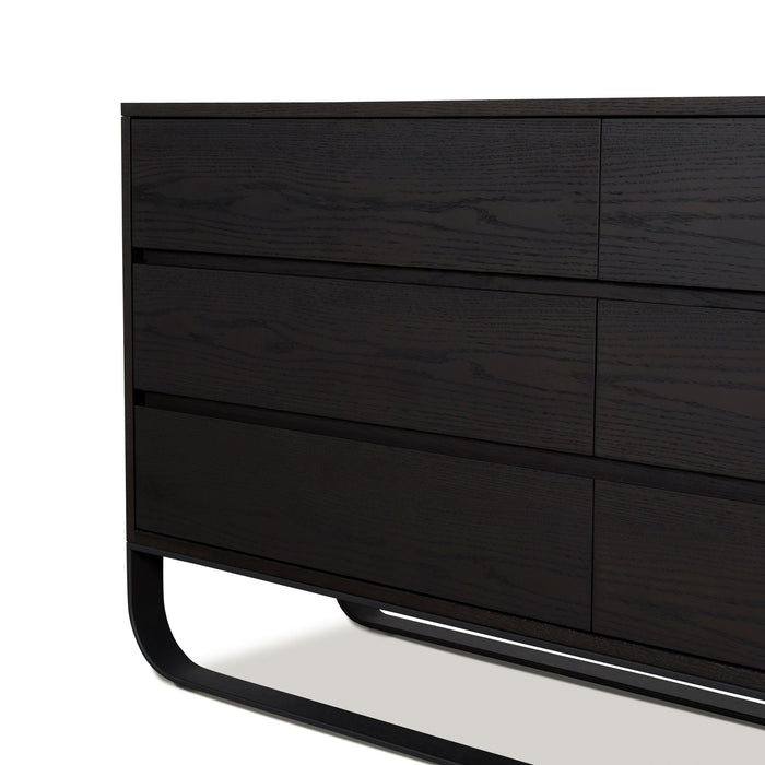 Strado 1.6m Dresser Unit - Dark Walnut