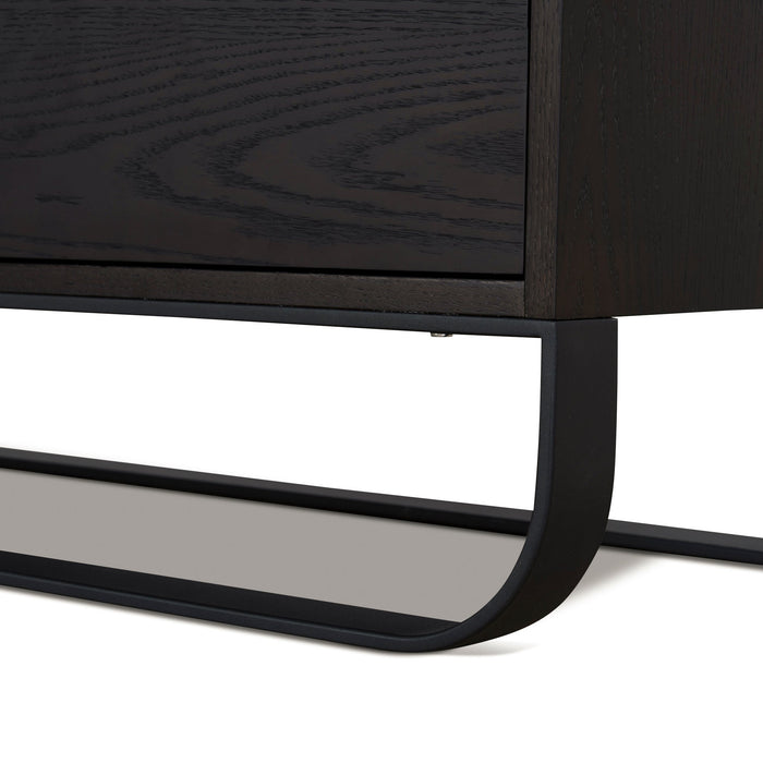 Strado 1.6m Dresser Unit - Dark Walnut