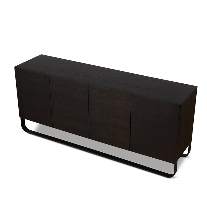 Strado 1.8m Sideboard Unit - Dark Walnut