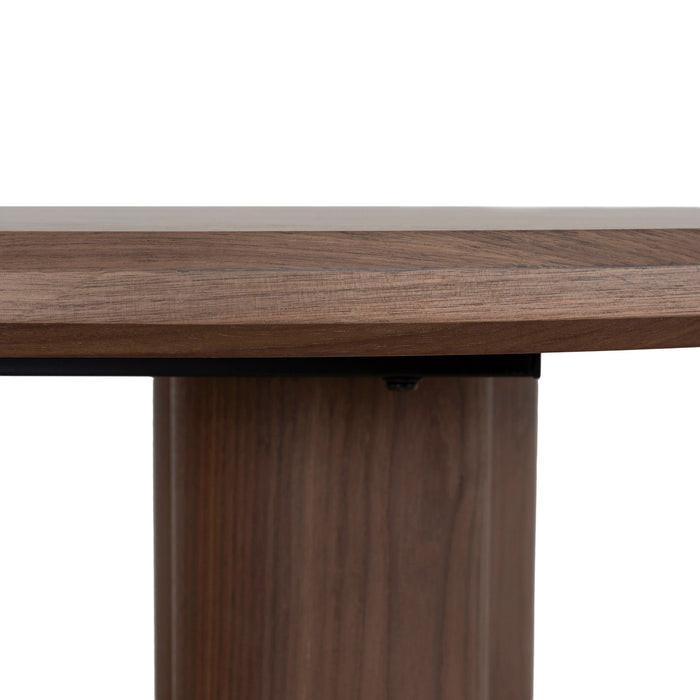 Marino 1.8m Oval Dining Table - Walnut