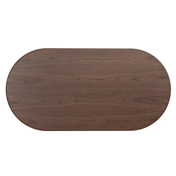 Marino 1.8m Oval Dining Table - Walnut