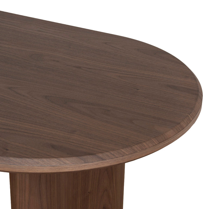 Marino 1.8m Oval Dining Table - Walnut