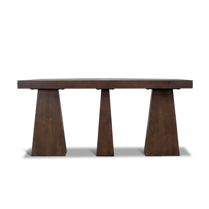 Arvino 1.7m Console Table - Full Walnut