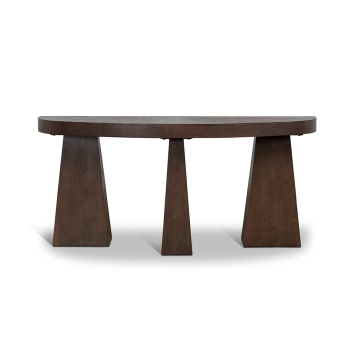 Arvino 1.7m Console Table - Full Walnut