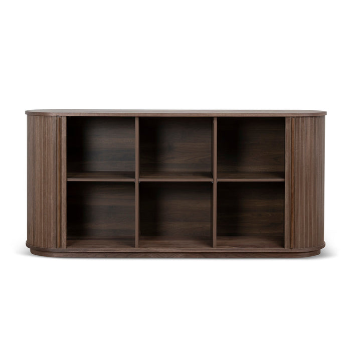 Linea 1.7m Wooden Buffets Unit - Walnut