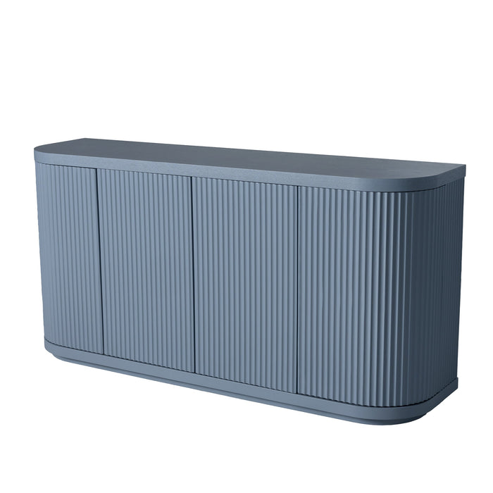 Elino 1.6m Veneer Top Buffet Unit - Light Blue