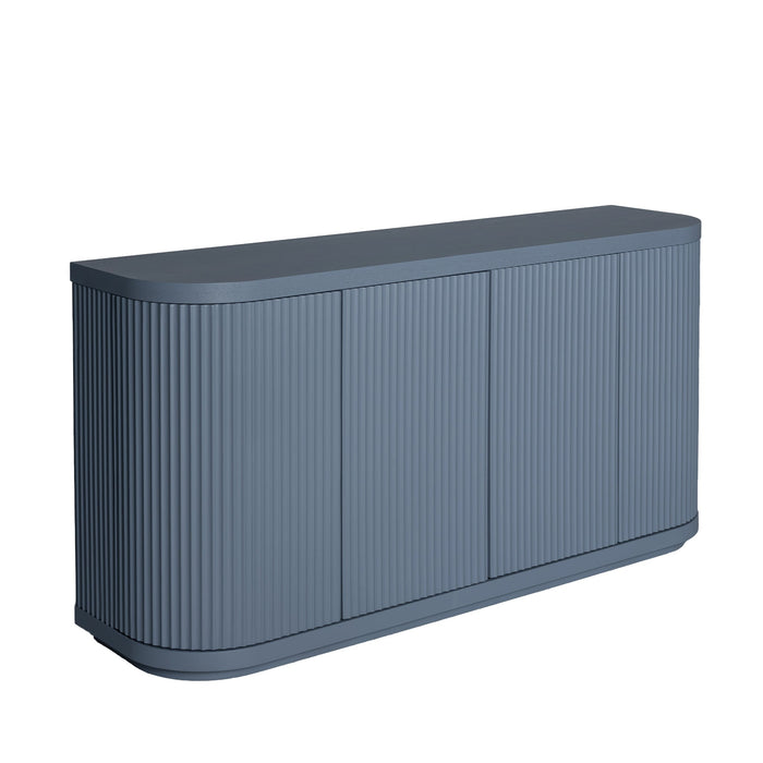 Elino 1.6m Veneer Top Buffet Unit - Light Blue