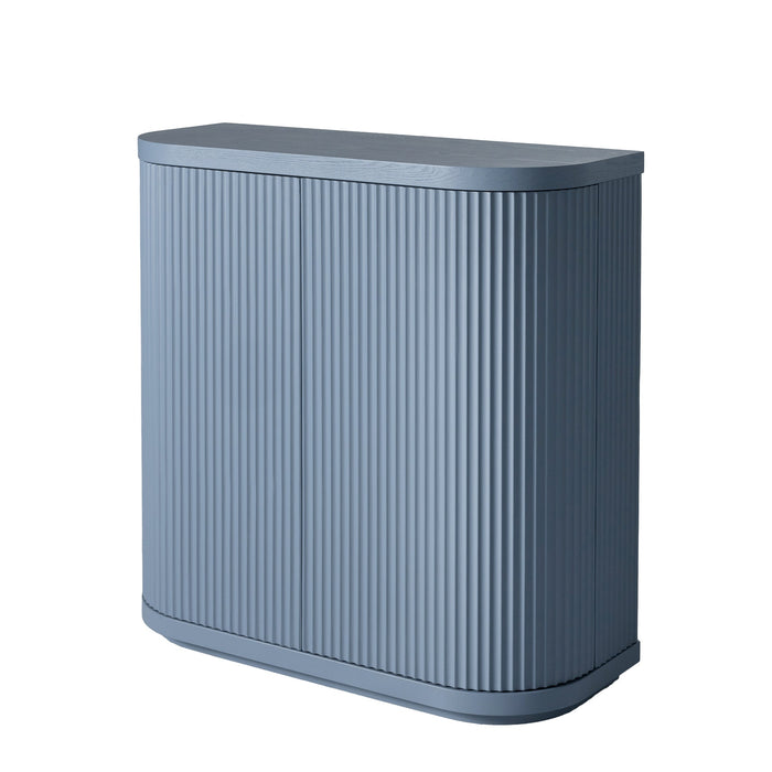 Elino 100cm Wooden Storage Cabinet - Light Blue