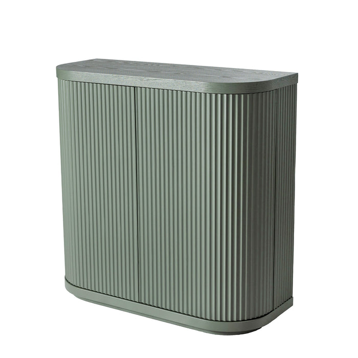 Elino 100cm Wooden Storage Cabinet - Sage Green
