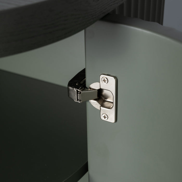 Elino 100cm Wooden Storage Cabinet - Sage Green