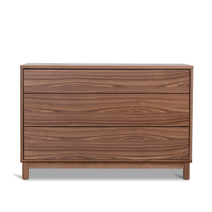 Eloise 3 Drawers Dresser Unit - Walnut