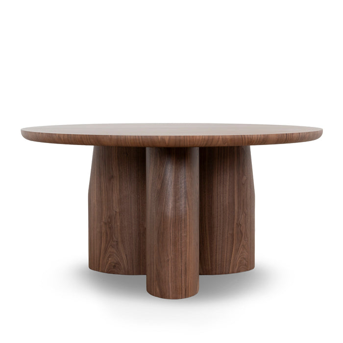 Nobu 1.5m Round Dining Table - Walnut