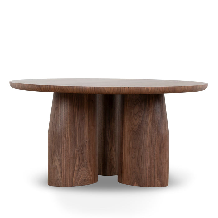 Nobu 1.5m Round Dining Table - Walnut