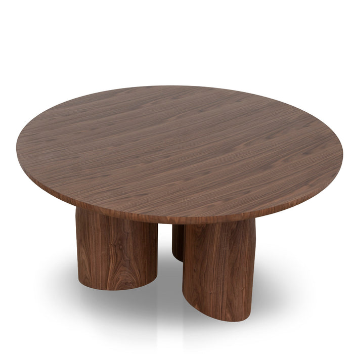 Nobu 1.5m Round Dining Table - Walnut