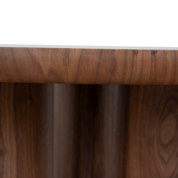 Nobu 1.5m Round Dining Table - Walnut