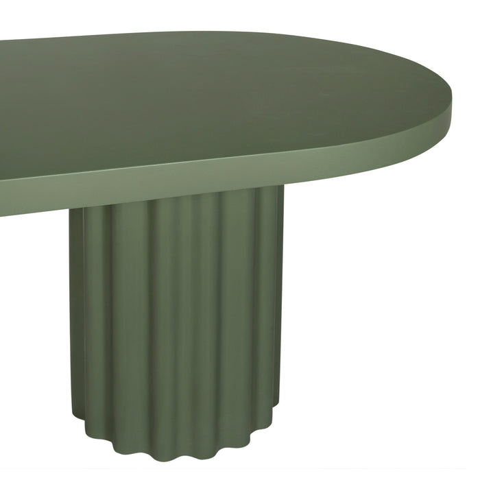 Sovana 2.4m Concrete Dining Table - Green