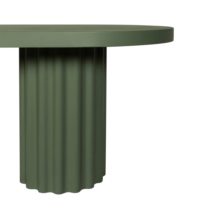 Sovana 2.4m Concrete Dining Table - Green