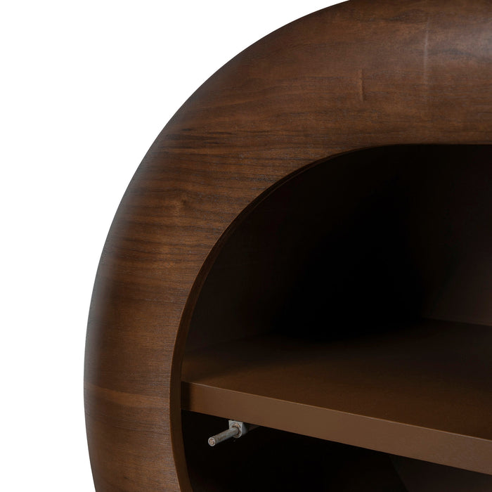 Vittoria 2m Buffet Unit - Natural Walnut