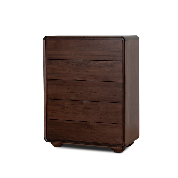 Jenny Tallboy Drawer Chest - Walnut