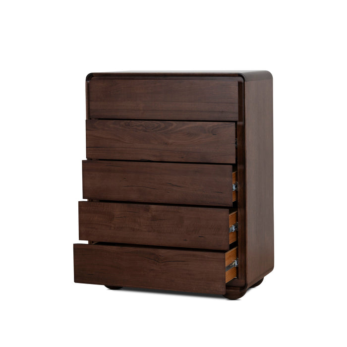 Jenny Tallboy Drawer Chest - Walnut