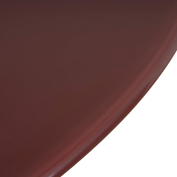 Marlix 120cm 1.2m Tempered Glass Dining Table - Red
