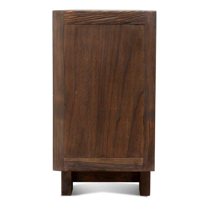Origo 1.83m Elm Sideboard Unit - Dark brown