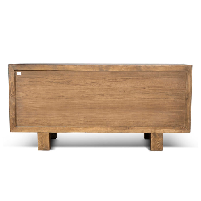 Origo 1.83m Elm Sideboard Unit - Dark brown