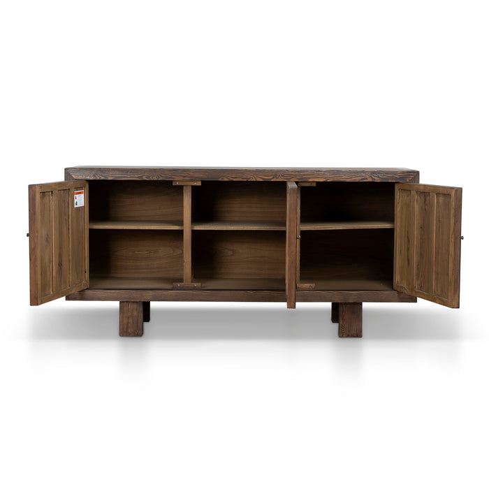 Origo 1.83m Elm Sideboard Unit - Dark brown