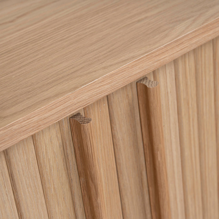 Linea 1.7m Wooden Buffets Unit - Natural
