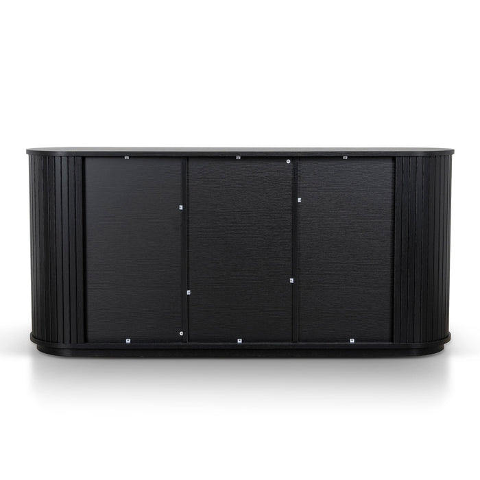Linea 1.7m Wooden Buffets Unit - Full Black