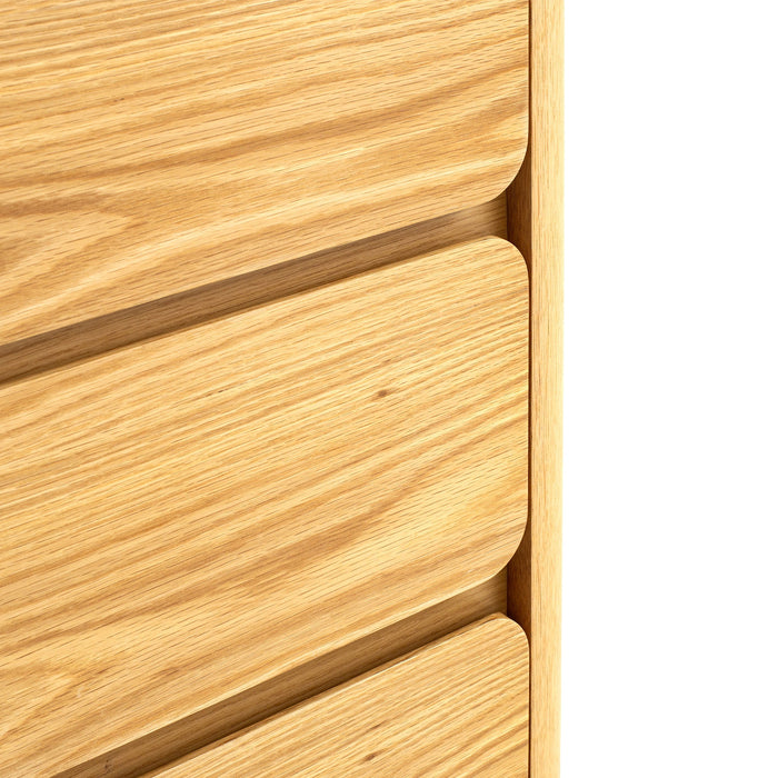 Elandra Stone Top Tallboy Drawer - Natural
