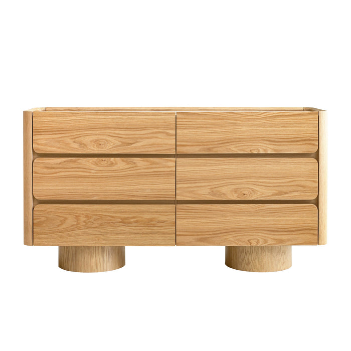 Elandra Stone Top Dresser Unit - Natural