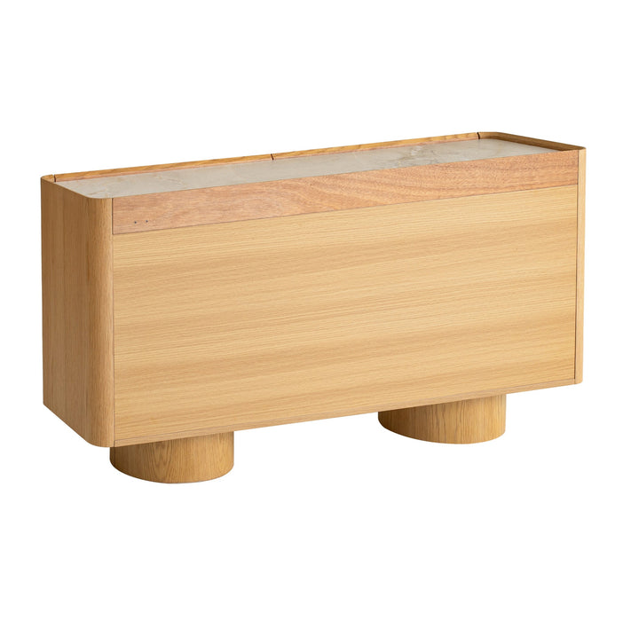 Elandra Stone Top Dresser Unit - Natural
