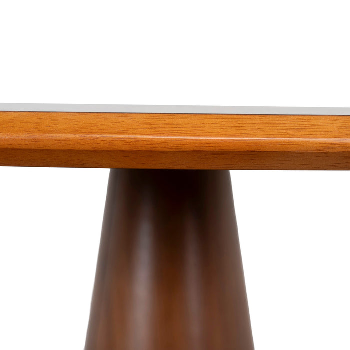Leonardo 1.2m Round Dining Table - Walnut