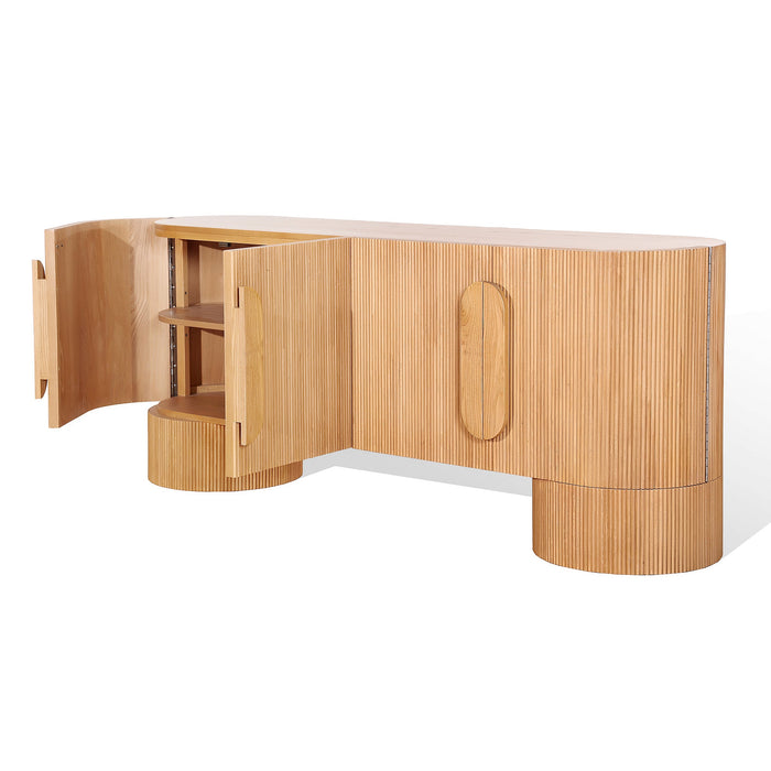 Orvino 1.85m Sideboard Unit - Light Natural
