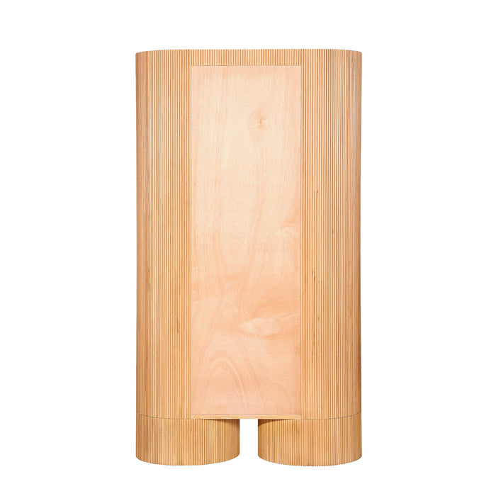 Orvino 1.82m (H) Tall Cabinet Unit - Light Natural