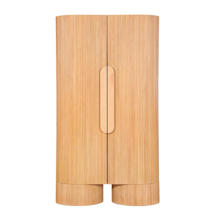 Orvino 1.82m (H) Tall Cabinet Unit - Light Natural