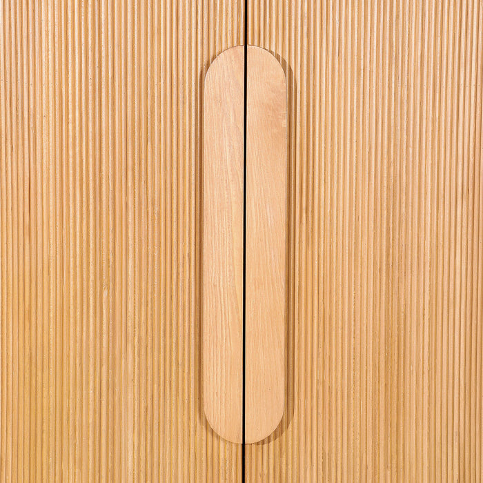 Orvino 1.82m (H) Tall Cabinet Unit - Light Natural