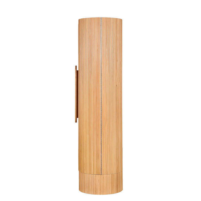 Orvino 1.82m (H) Tall Cabinet Unit - Light Natural