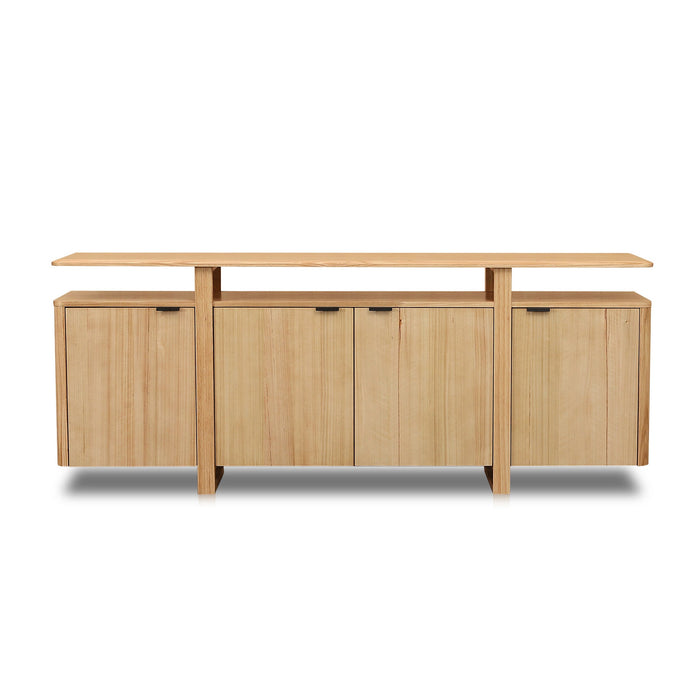 Hirata 2.1m Buffet Unit - NZ Natural Ash