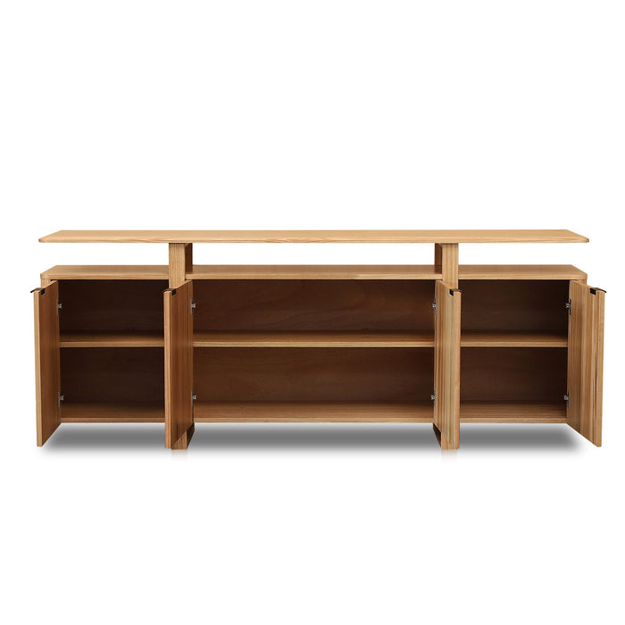 Hirata 2.1m Buffet Unit - NZ Natural Ash