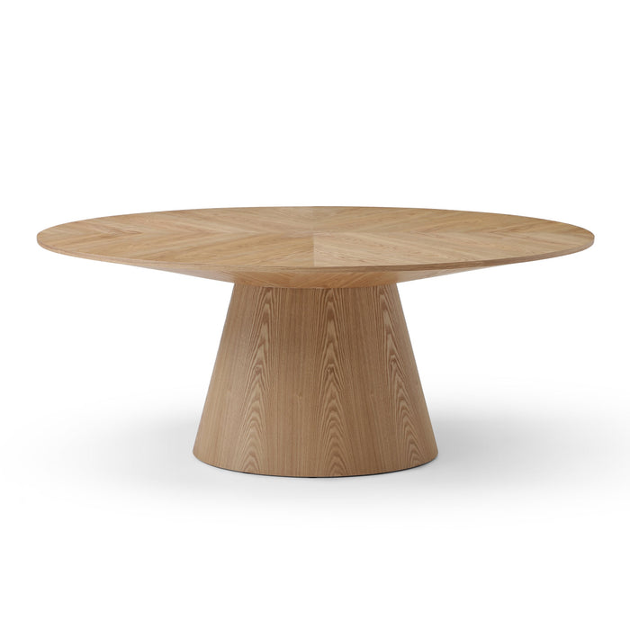 Vallombre 1.83m Oval Dining Table - Ash Natural