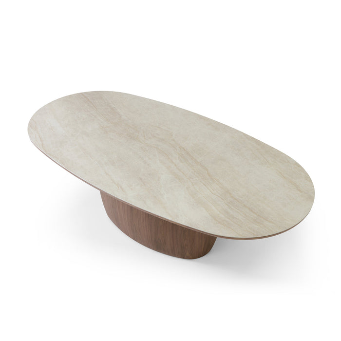 Vireon 2.69m Dining Table - Walnut