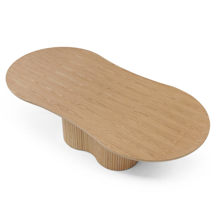 Orsino 2.39m Freeform Dining Table - Ash Natural