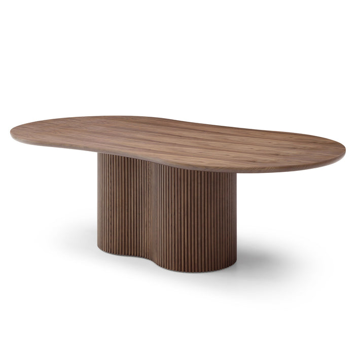 Orsino 2.39m Freeform Dining Table - Walnut